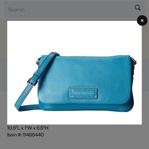 Marc Jacobs leather crossbody purse